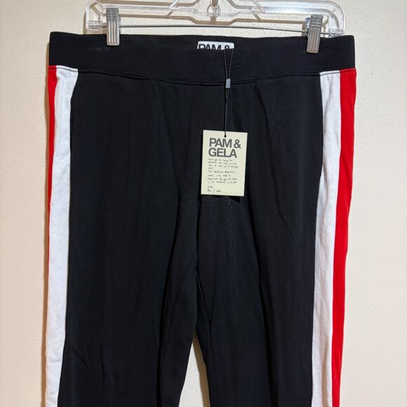Pam & Gela Sport Stripe Pant Black - Picture 3 of 14